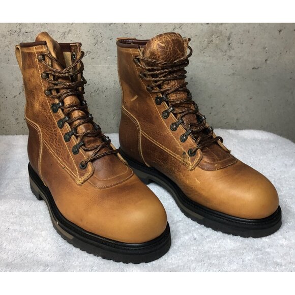 Red Wing 2247 Comfort Force Brown Steel Toe Boots Size 9 3E - With Original Box - Picture 2 of 12